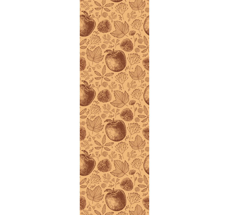 墙纸 性质 秋天树叶图案 - TenStickers