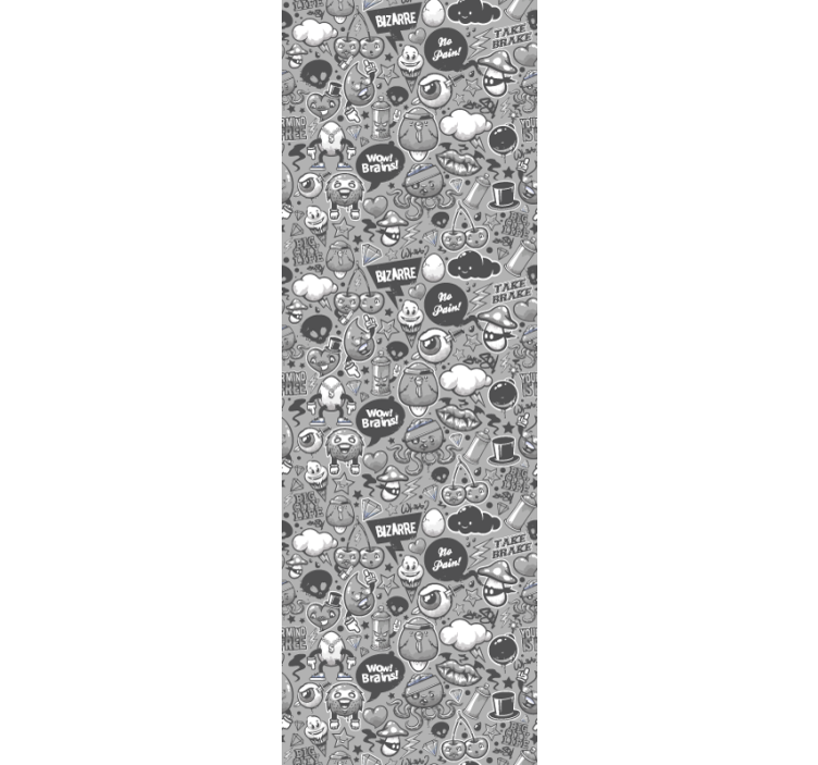 墙纸 艺术 折衷涂鸦 - TenStickers