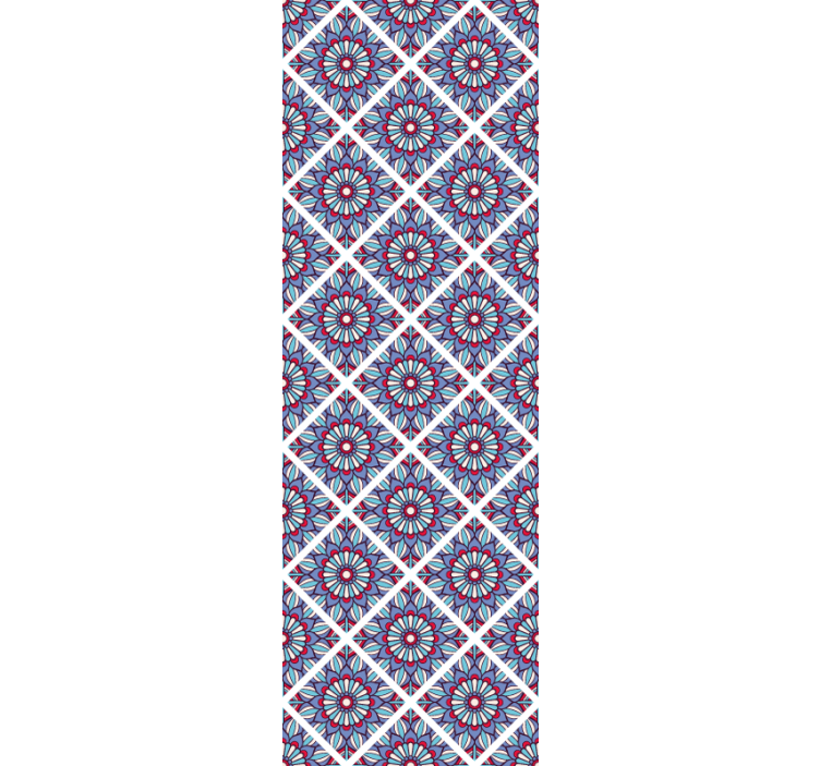 墙纸 花卉观赏 几何花卉优雅 - TenStickers