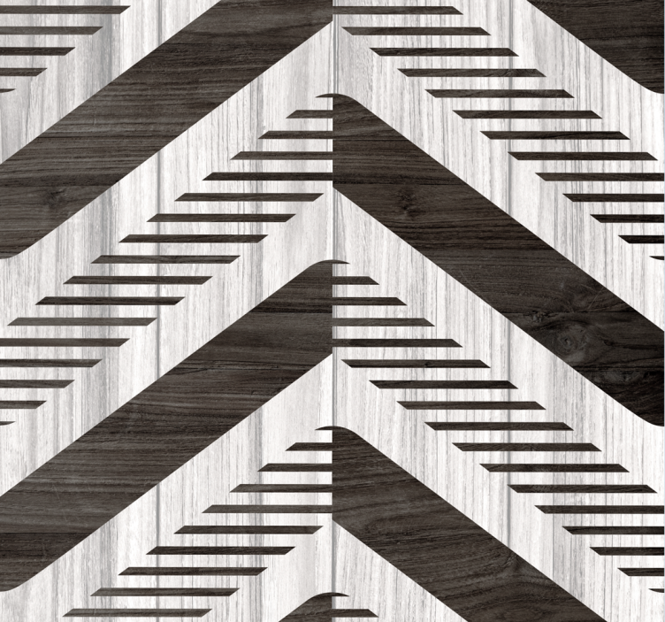 墙纸 几何 人字形对比 - TenStickers