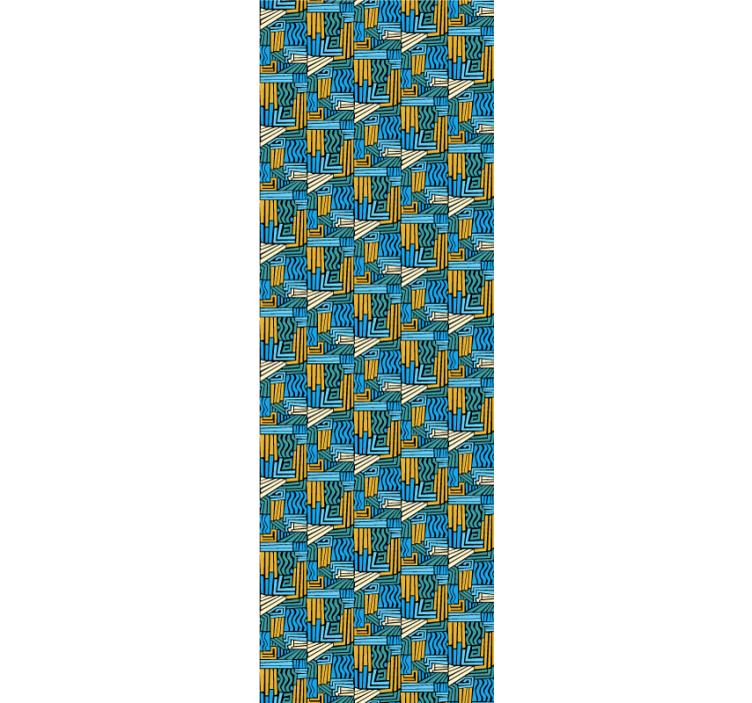 墙纸 几何 几何交织 - TenStickers