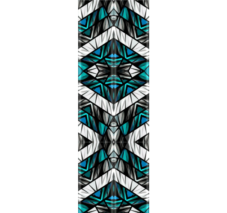 墙纸 几何 万花筒对称 - TenStickers