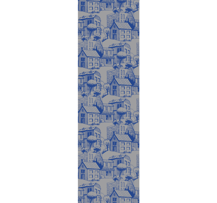 城市和乡村壁纸 城市素描插图 - TenStickers