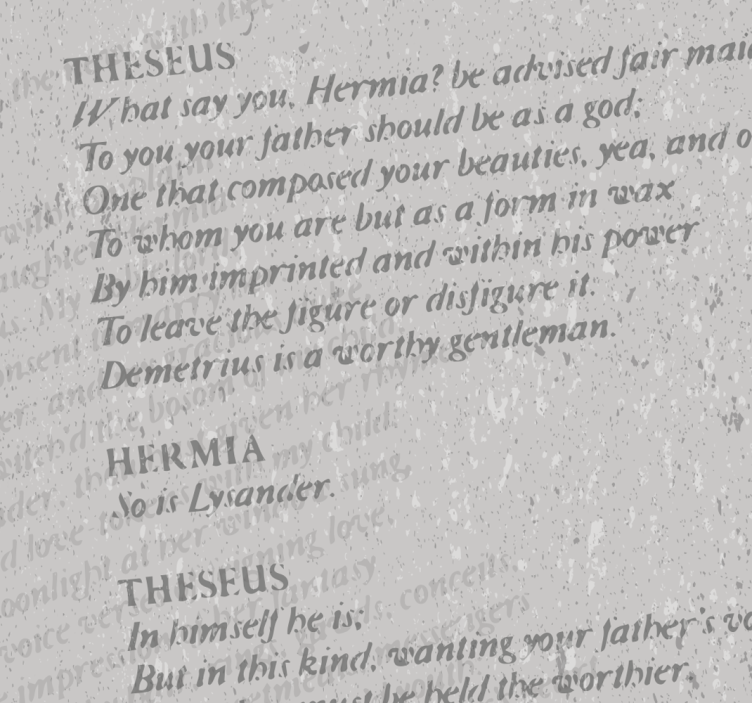 墙纸 刻字 文学脚本文本 - TenStickers