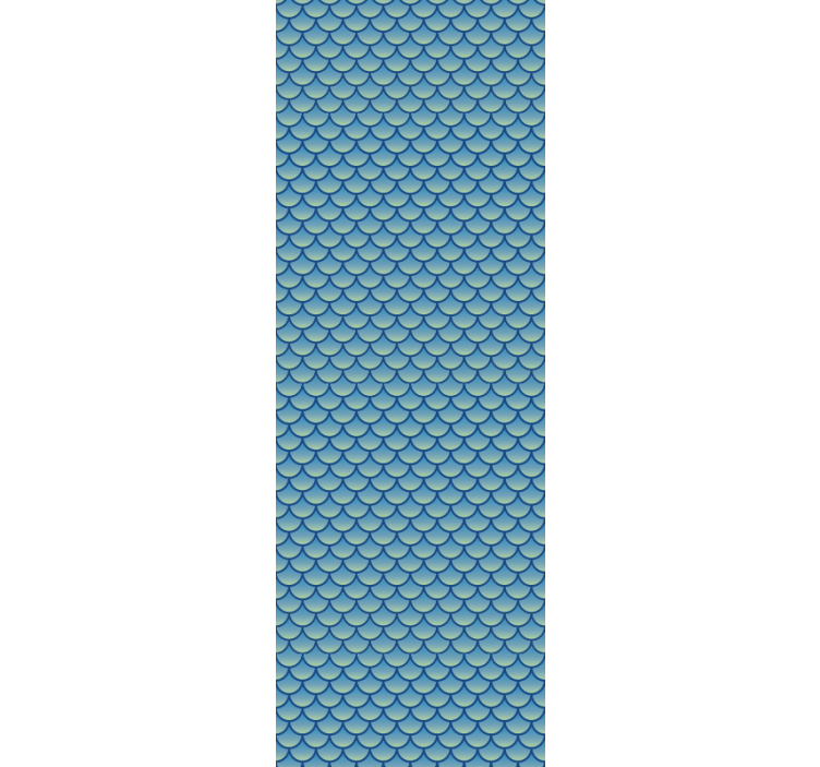 墙纸 几何 鱼鳞纹 - TenStickers