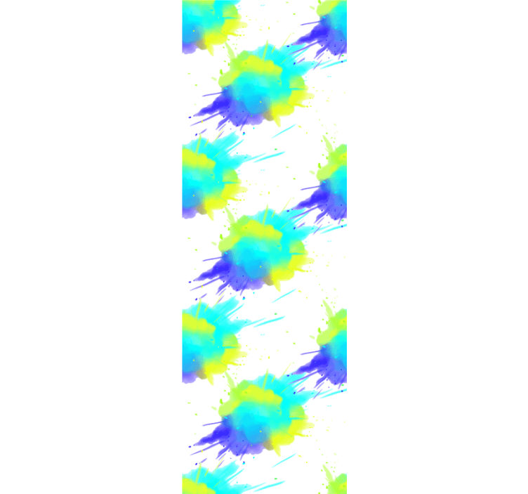 墙纸 抽象 泼溅油漆图案 - TenStickers