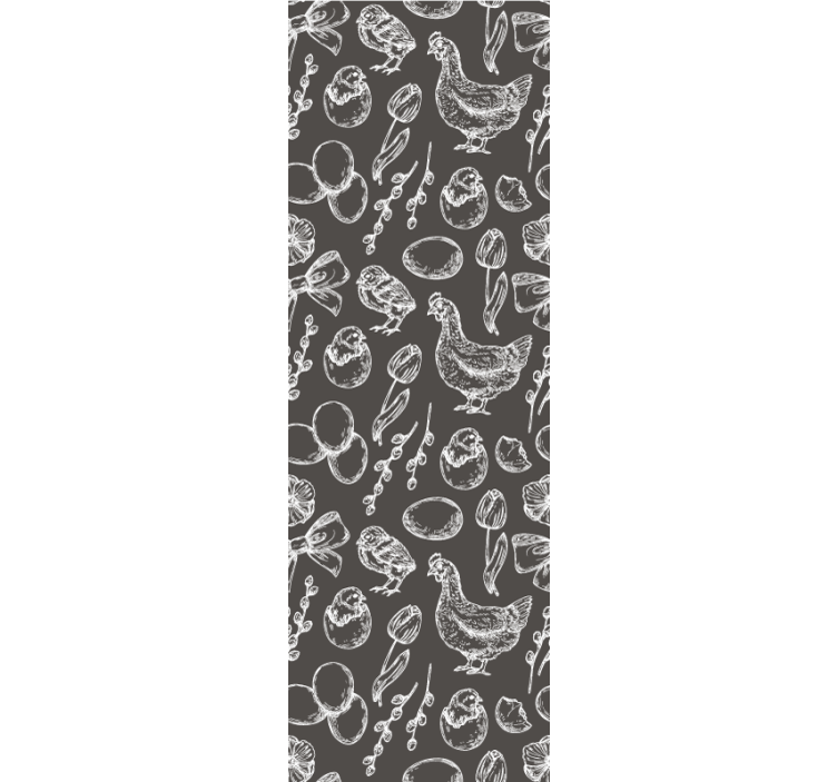 墙纸厨房乡村厨房草图 - TenStickers