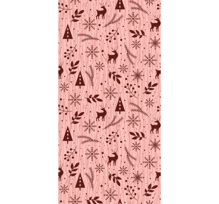 墙纸 动物壁纸 驯鹿森林场景 - TenStickers