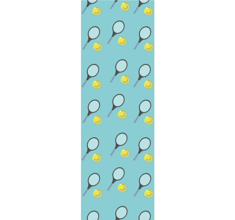 墙纸 艺术 网球图案 - TenStickers