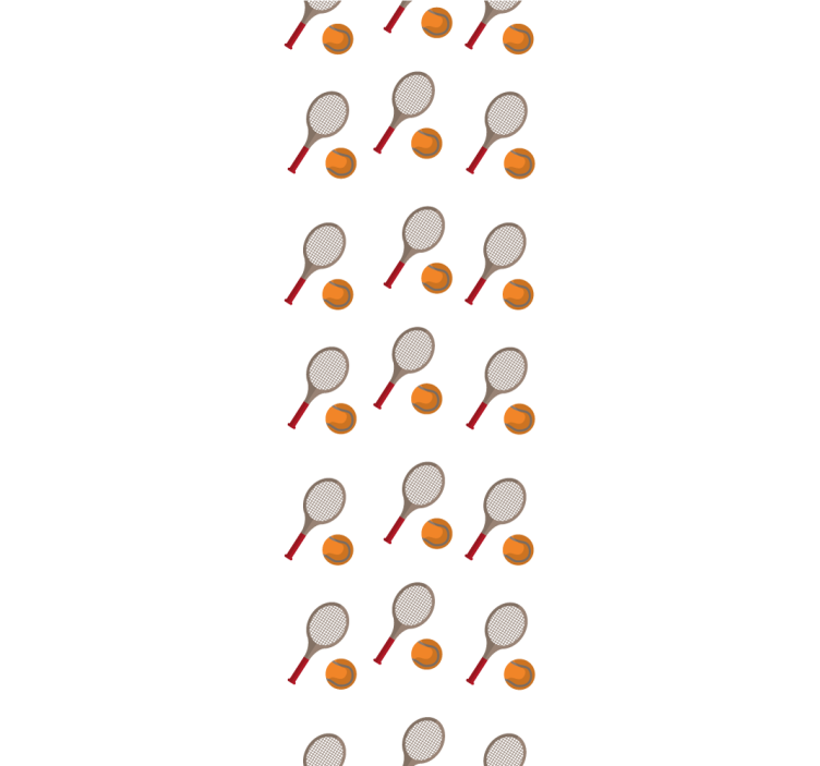 墙纸 定制墙纸 网球启发 - TenStickers