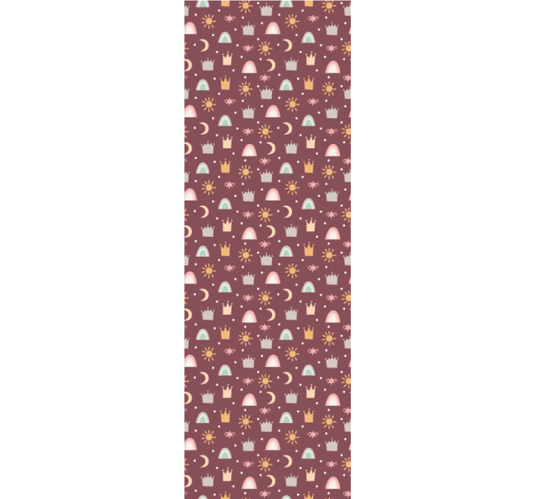 墙纸 北欧的 天体图案 - TenStickers