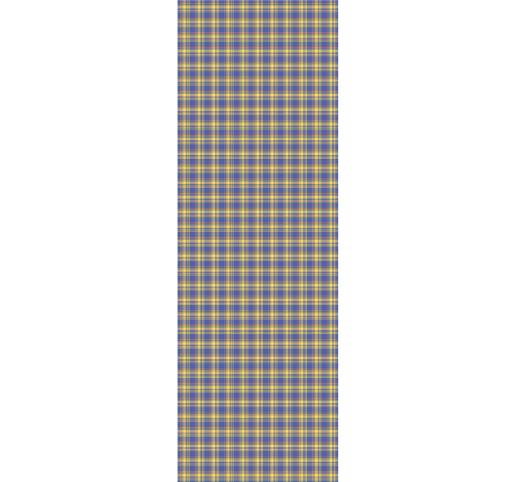 墙纸 方形墙纸 几何格子图案 - TenStickers