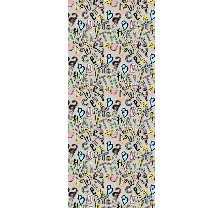 墙纸 刻字 字母乐趣 - TenStickers