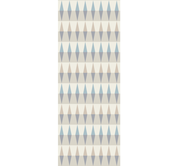 北欧几何混合客厅壁纸 - TenStickers