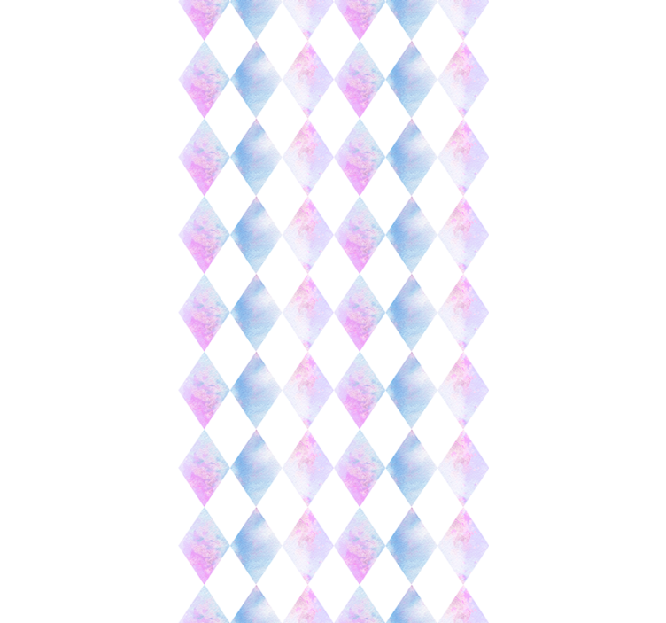 墙纸 方形墙纸 几何丑角 - TenStickers