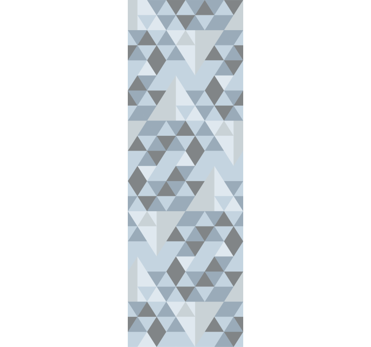 美丽的三角形设计客厅壁纸 - TenStickers