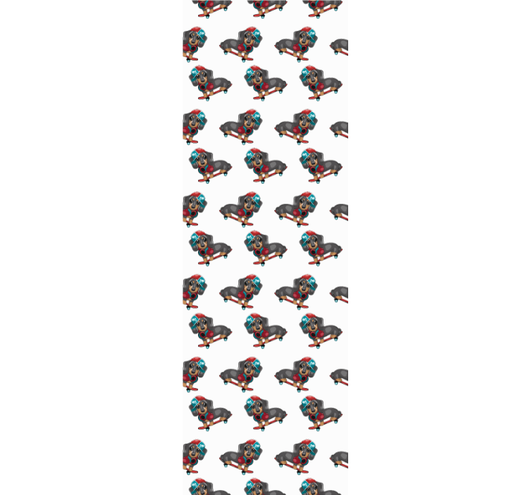 墙纸狗 犬类滑板 - TenStickers