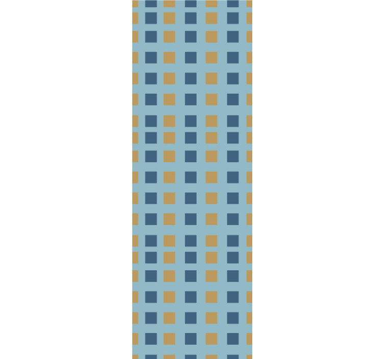 墙纸 方形墙纸 几何方格 - TenStickers