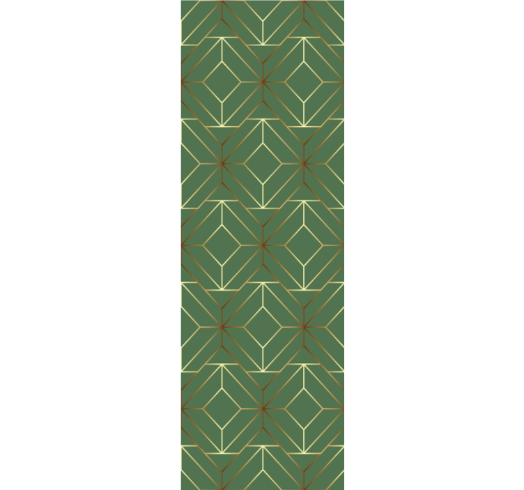 墙纸 几何 抽象钻石形状 - TenStickers