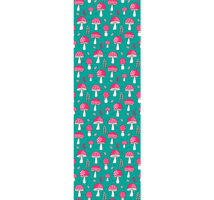 墙纸 性质 森林真菌模式 - TenStickers