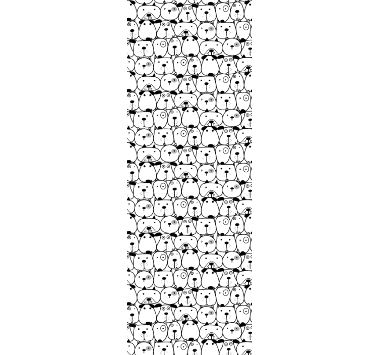 墙纸 猫 素描猫科动物 - TenStickers