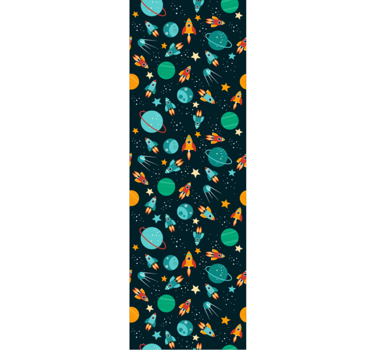 墙纸 星星 太空探索场景 - TenStickers