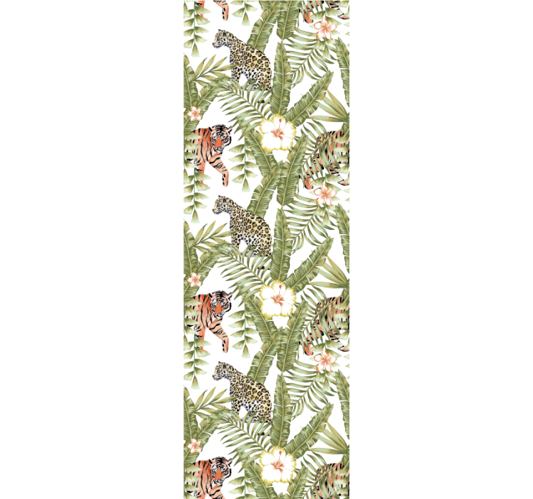 墙纸 动物壁纸 热带丛林动物 - TenStickers