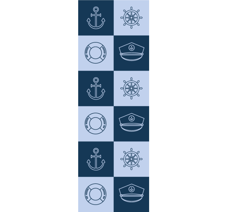 墙纸 瓷砖 航海瓷砖图案 - TenStickers