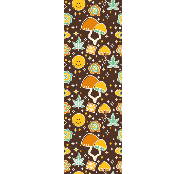 墙纸 艺术 微笑图案 - TenStickers