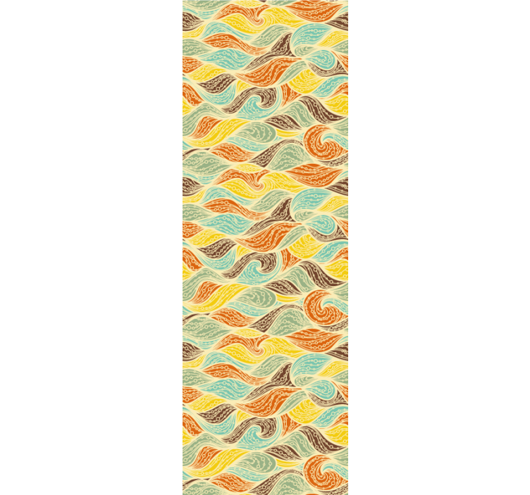 墙纸 抽象 旋转图案 - TenStickers