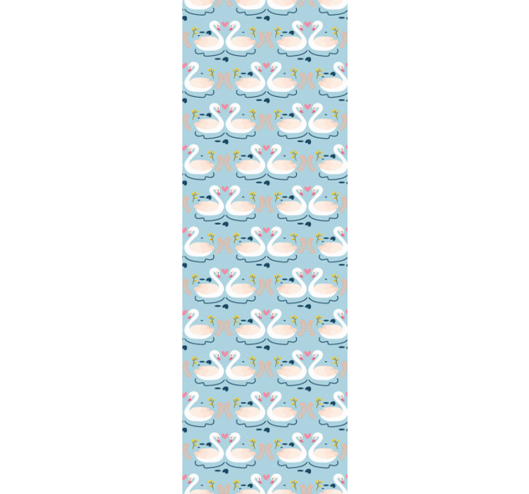 墙纸 动物壁纸 天鹅湖图案 - TenStickers