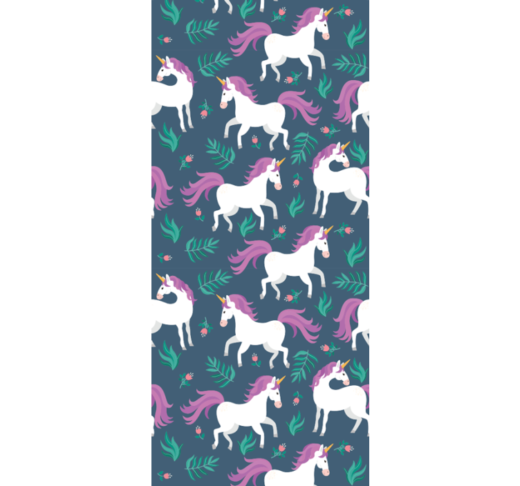 墙纸 马匹 神奇的独角兽 - TenStickers