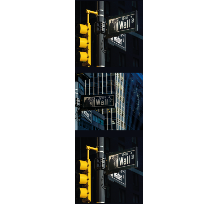 城市和乡村壁纸 城市交叉口 - TenStickers