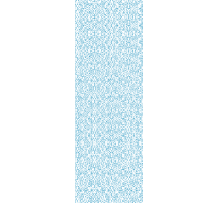 墙纸 几何 波浪图案 - TenStickers