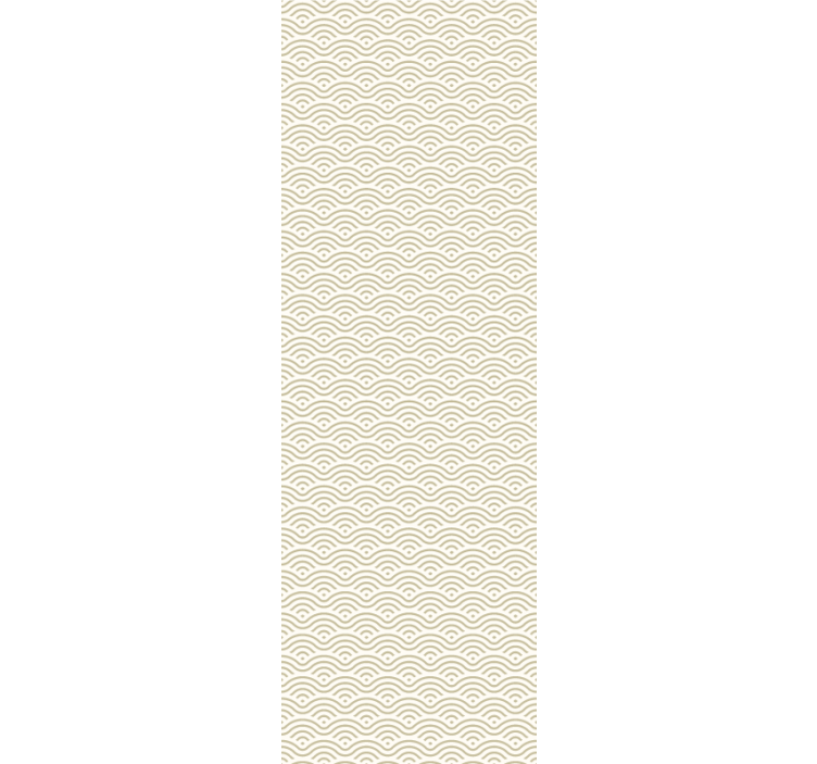 墙纸 装饰 几何波浪纹 - TenStickers