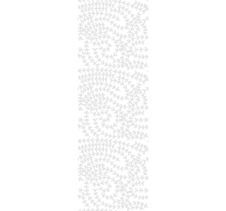 墙纸 树叶 精致线条图案 - TenStickers