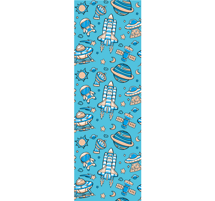 墙纸 现代 太空探索幻想 - TenStickers