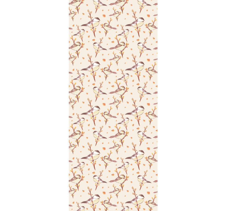 墙纸花卉 花卉优雅图案 - TenStickers