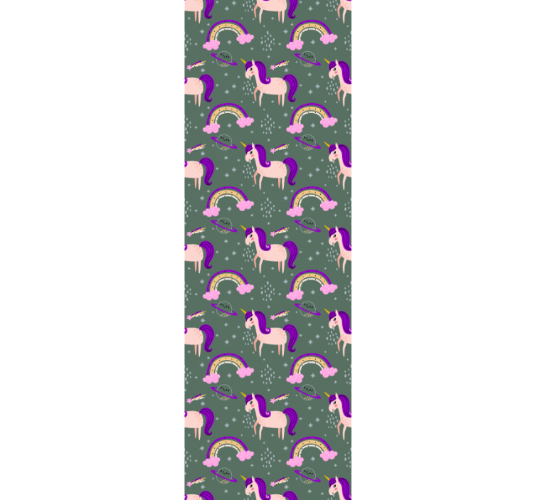 墙纸 动物壁纸 神话生物与彩色拱门 - TenStickers