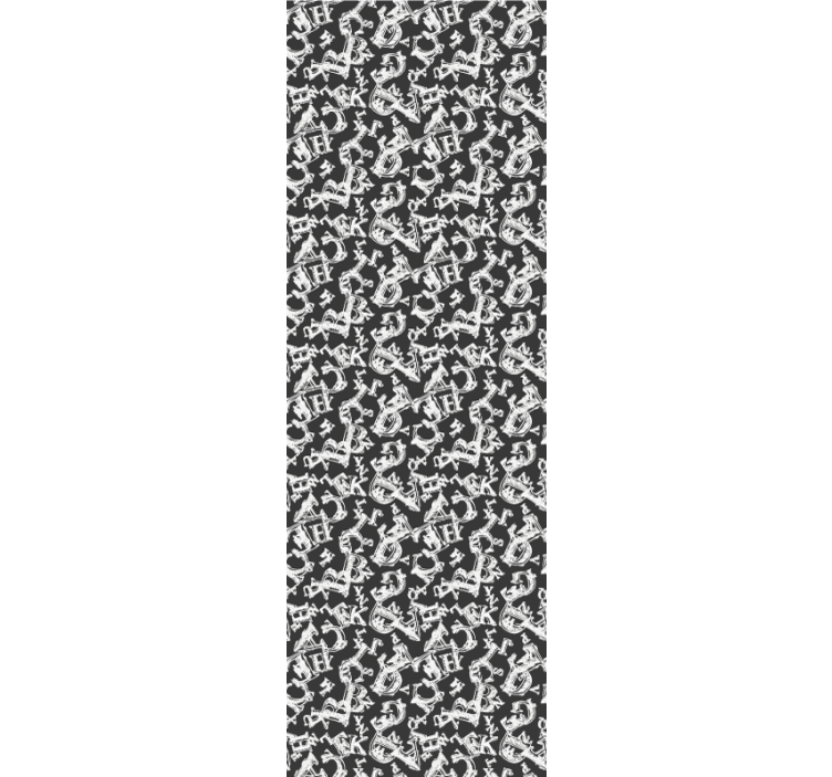 墙纸 装饰 华丽的锚重复 - TenStickers