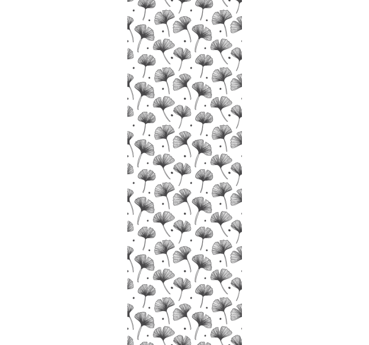 墙纸 树叶 银杏图案 - TenStickers