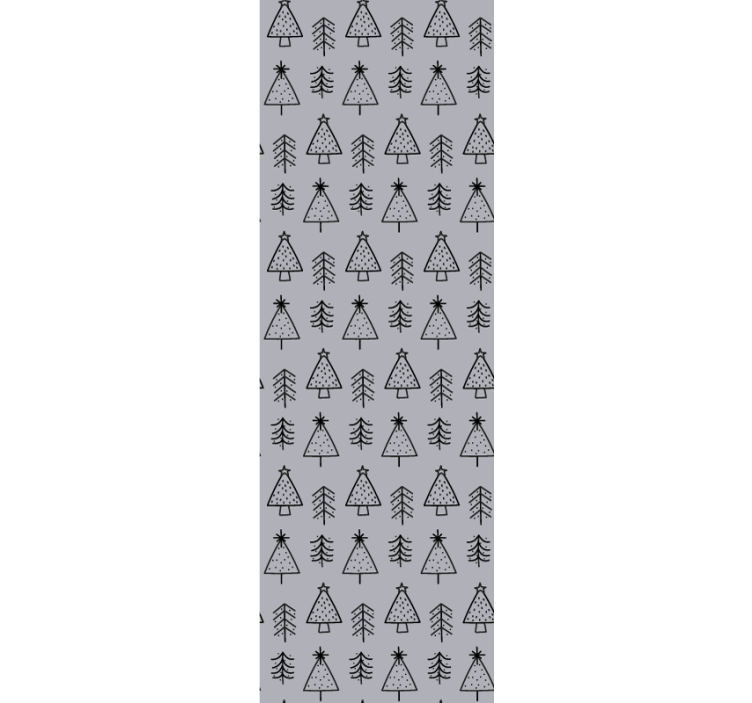 墙纸 圣诞 松树图案装饰 - TenStickers