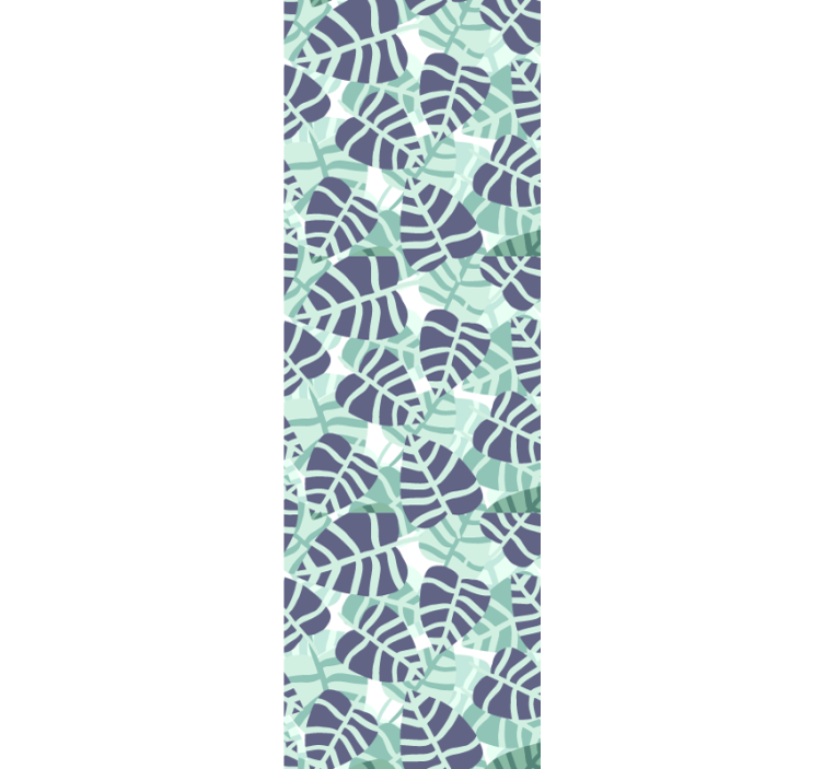 墙纸 树叶 幻彩龟背竹 - TenStickers