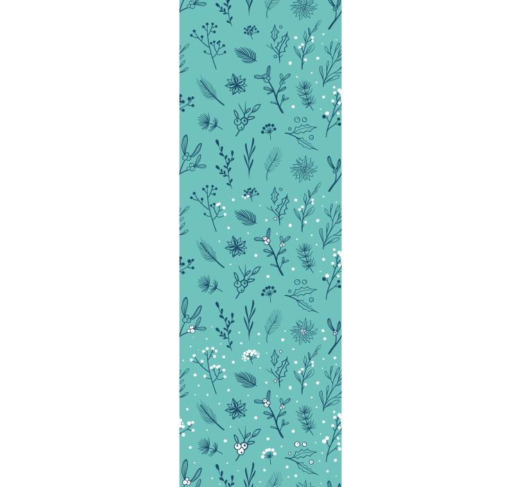 墙纸 圣诞 节日植物 - TenStickers