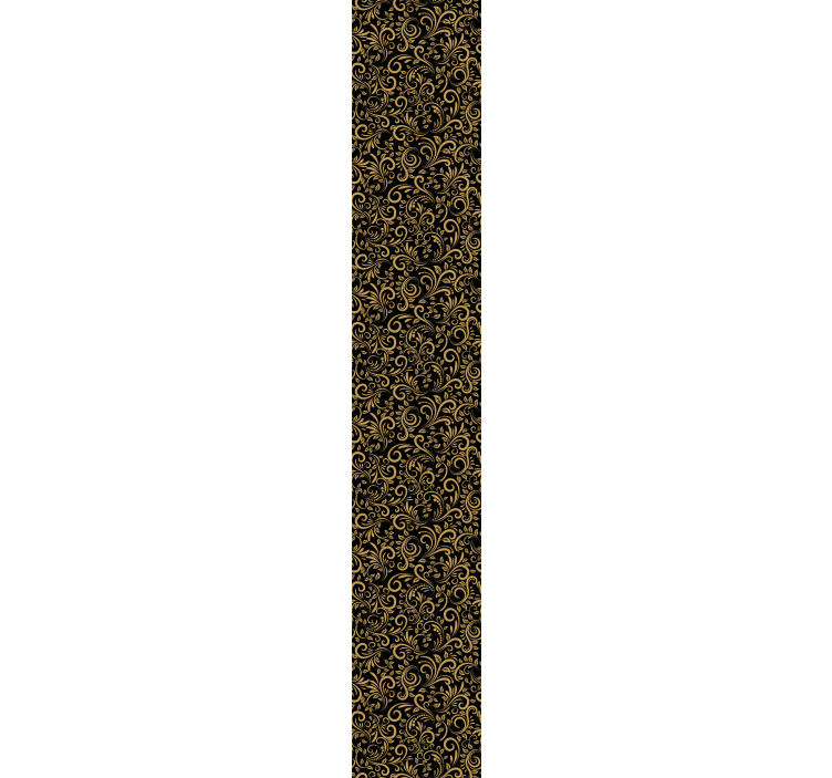 墙纸 装饰 优雅的树叶卷轴 - TenStickers