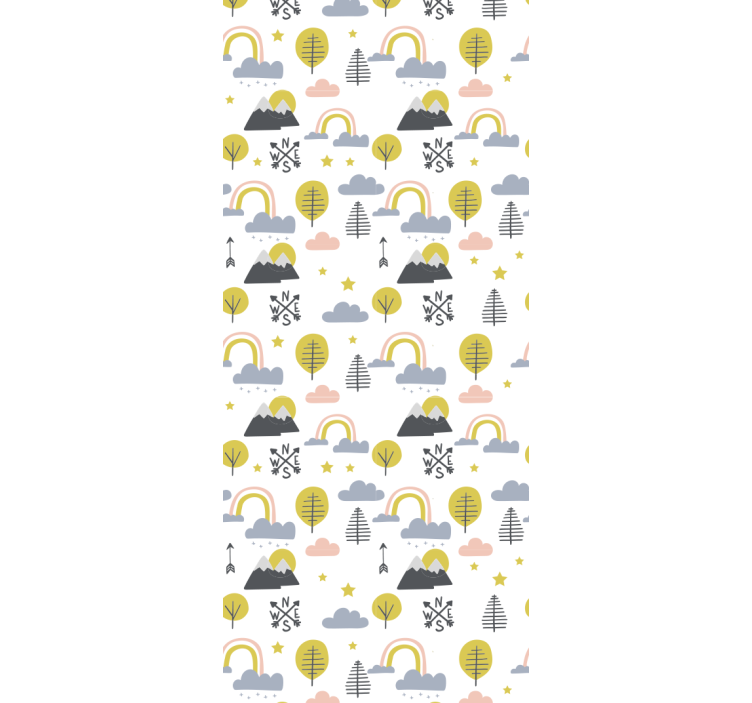 儿童墙纸 俏皮的自然场景 - TenStickers