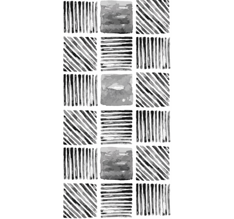 墙纸 几何 抽象几何块 - TenStickers