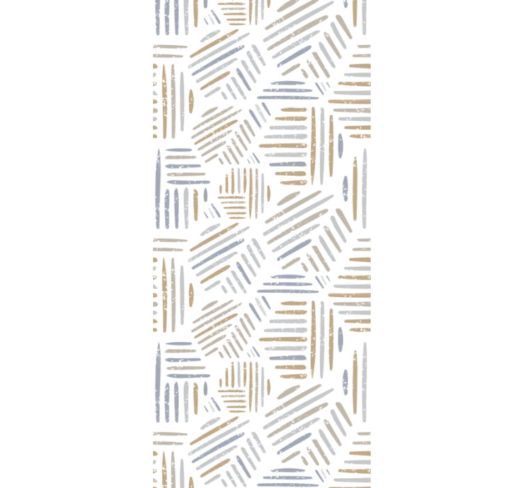 墙纸 几何 抽象的线性模式 - TenStickers