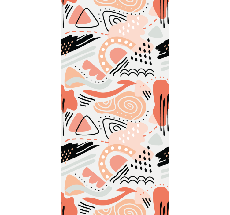 墙纸 抽象 抽象形状 - TenStickers