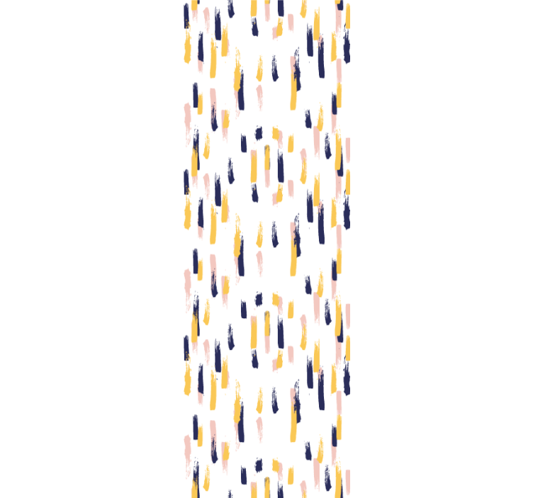 墙纸 抽象 垂直绘画图案 - TenStickers